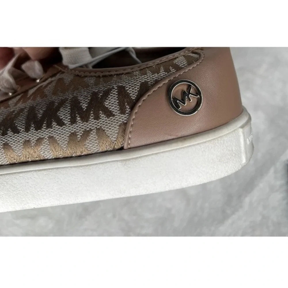 Michael‎ Kors Big Girls Tan Fashion Sneakers Casual Going Out Outerwear Luxury